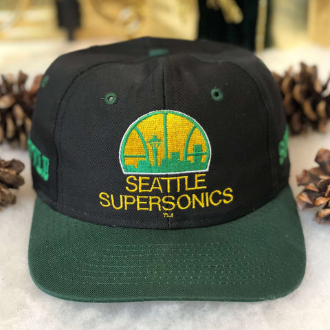 Vintage NBA Seattle Supersonics Competitor Twill Snapback Hat