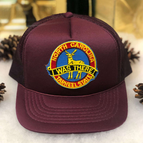 Vintage North Carolina Tarheel State "I Was There" Deer Trucker Hat