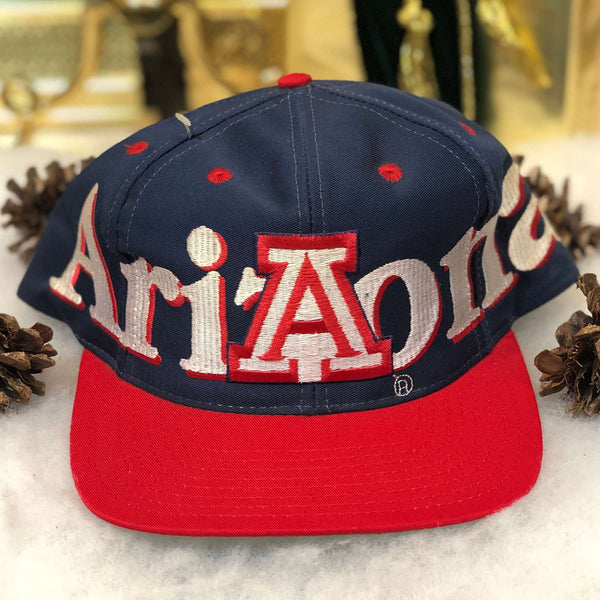 Vintage Deadstock NWOT NCAA Arizona Wildcats Logo 7 Spellout Twill Snapback Hat