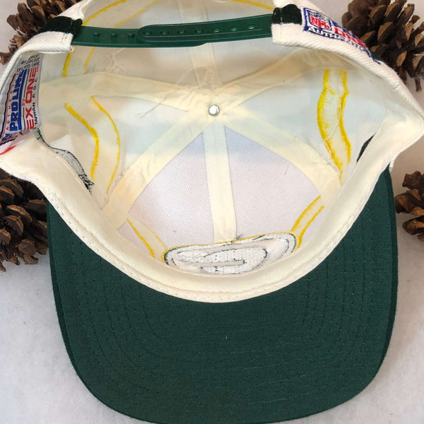 Vintage Deadstock NWOT NFL Green Bay Packers Apex One Swirl Wool Snapback Hat