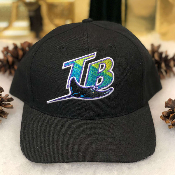 Vintage Deadstock NWT MLB Tampa Bay Devil Rays Twins Enterprise Wool Snapback Hat