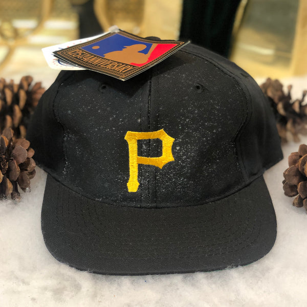 Vintage Deadstock NWT MLB Pittsburgh Pirates Logo 7 Twill Snapback Hat