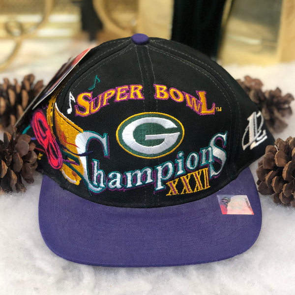 Vintage Deadstock NWT NFL Green Bay Packers Super Bowl Champions XXXI Logo Athletic Snapback Hat