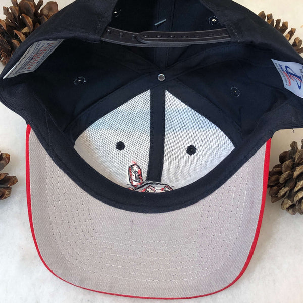 Vintage Deadstock NWT MLB Cleveland Indians Logo Athletic Twill Snapback Hat