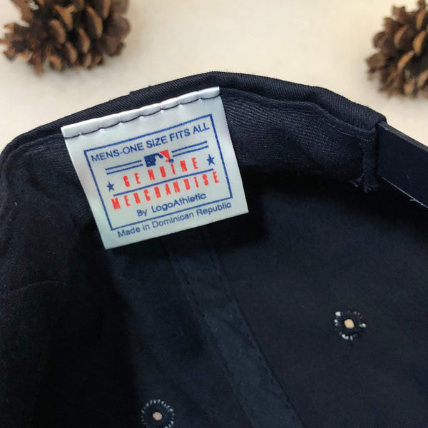 Vintage Deadstock NWT MLB Cleveland Indians Logo Athletic Twill Snapback Hat