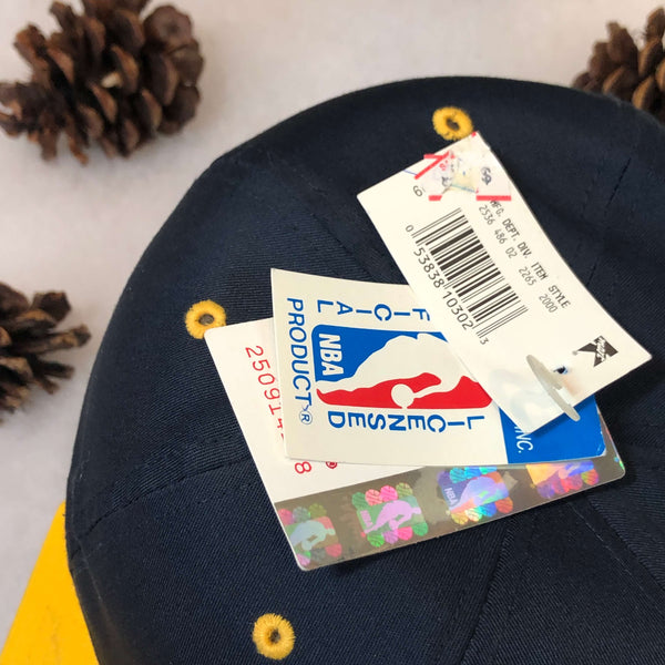 Vintage Deadstock NWT NBA Indiana Pacers Twins Enterprise Twill Snapback Hat