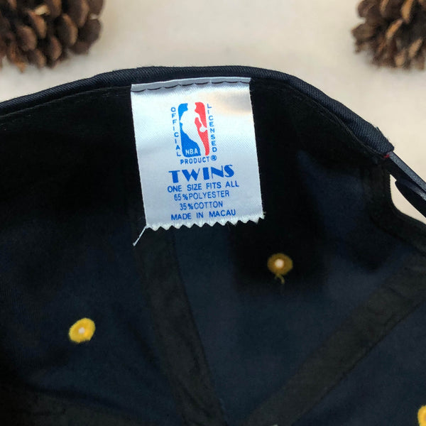 Vintage Deadstock NWT NBA Indiana Pacers Twins Enterprise Twill Snapback Hat