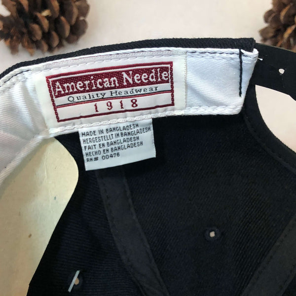 Vintage Deadstock NWT NBA Chicago Bulls American Needle Wool Snapback Hat