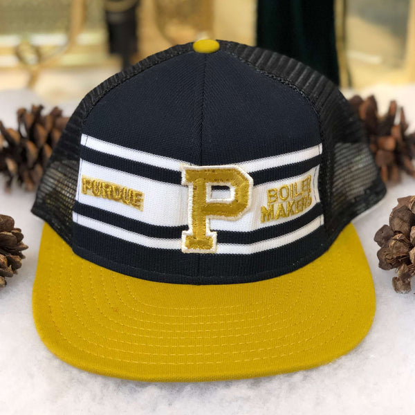 Vintage Deadstock NWOT NCAA Purdue Boilermakers AJD Trucker Hat