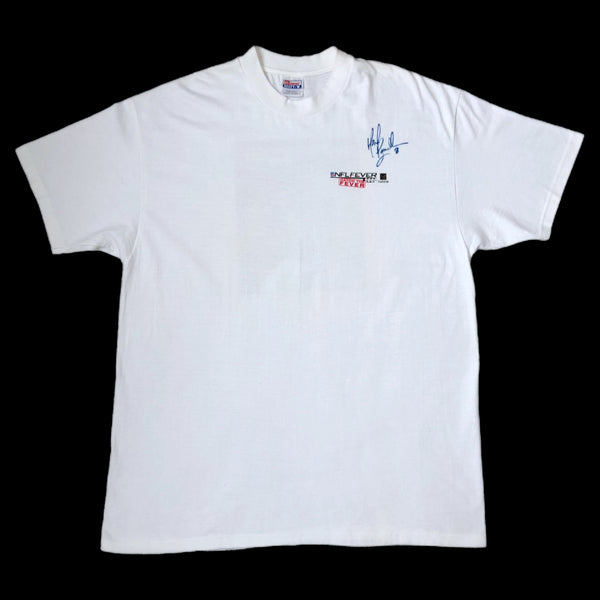 Vintage Deadstock NWOT NFL Fever 2000 Microsoft Computer Game Jacksonville Jaguars Mark Brunell Autographed T-Shirt (XL)