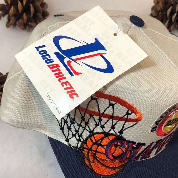 Vintage Deadstock NWT 1995 NBA Houston Rockets Champions Logo Athletic Snapback Hat