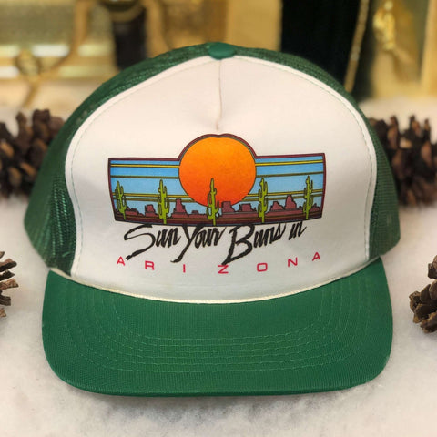 Vintage Deadstock NWOT Sun Your Buns in Arizona Tourist Trucker Hat