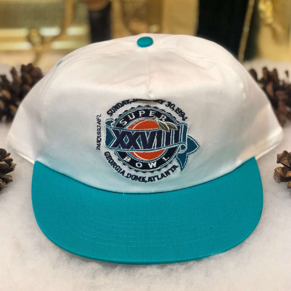 Vintage Deadstock NWOT NFL Super Bowl XXVIII Dallas Cowboys Buffalo Bills Twill Snapback Hat