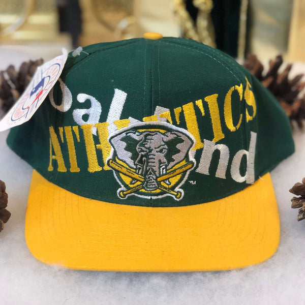 Vintage Deadstock NWT MLB Oakland Athletics Logo 7 Snapback Hat