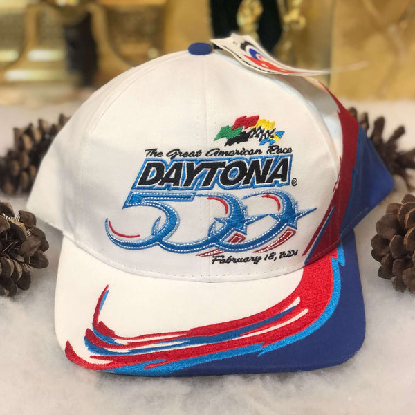 Vintage Deadstock NWT 2001 NASCAR Daytona 500 Snapback Hat