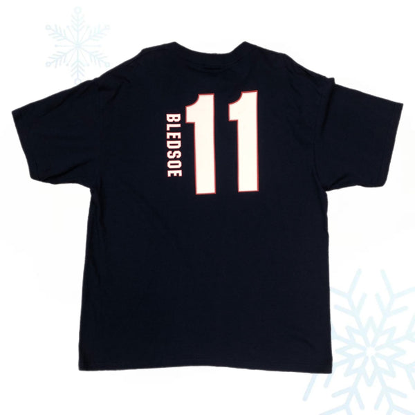 Vintage Deadstock NWT NFL Buffalo Bills Drew Bledsoe Majestic T-Shirt Jersey (L)