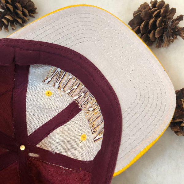 Vintage Deadstock NWT NCAA Minnesota Golden Gophers Wool Ears Snapback Hat