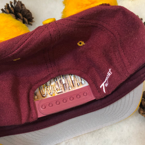 Vintage Deadstock NWT NCAA Minnesota Golden Gophers Wool Ears Snapback Hat