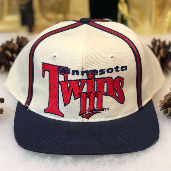 Vintage Deadstock NWT MLB Minnesota Twins The Game Twill Snapback Hat