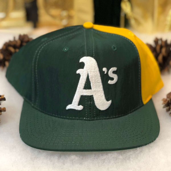 Vintage Deadstock NWT MLB Oakland Athletics Starter Nylon Snapback Hat