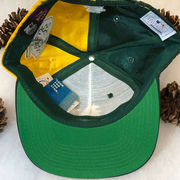Vintage Deadstock NWT MLB Oakland Athletics Starter Nylon Snapback Hat