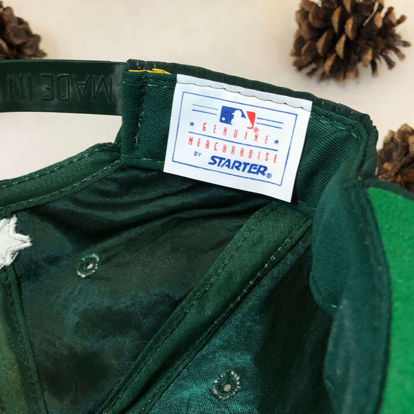 Vintage Deadstock NWT MLB Oakland Athletics Starter Nylon Snapback Hat