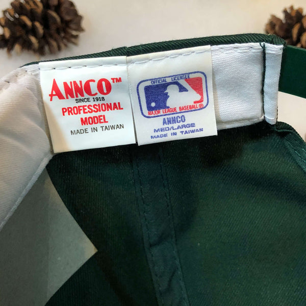 Vintage Deadstock NWT MLB Oakland Athletics Annco Twill Snapback Hat