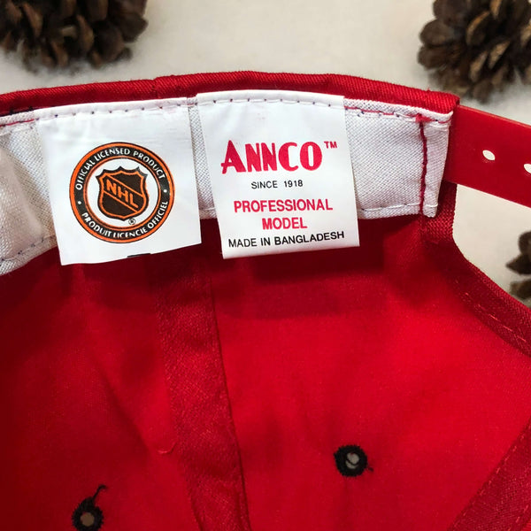 Vintage Deadstock NWOT NHL Chicago Blackhawks Annco Twill Snapback Hat