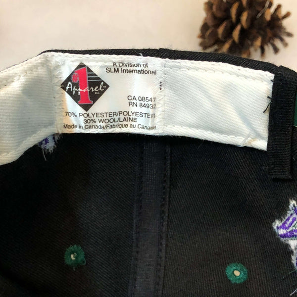 Vintage Deadstock NWT IHL Minnesota Moose #1 Apparel Wool Snapback Hat