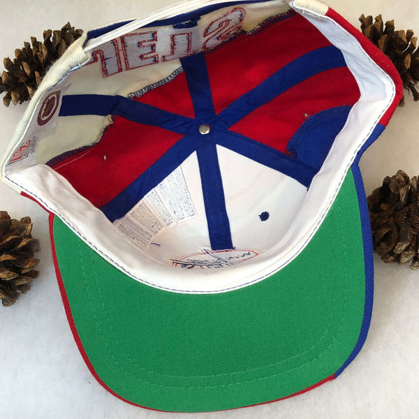 Vintage Deadstock NWOT NHL Winnipeg Jets American Needle Swirl Wool Snapback Hat