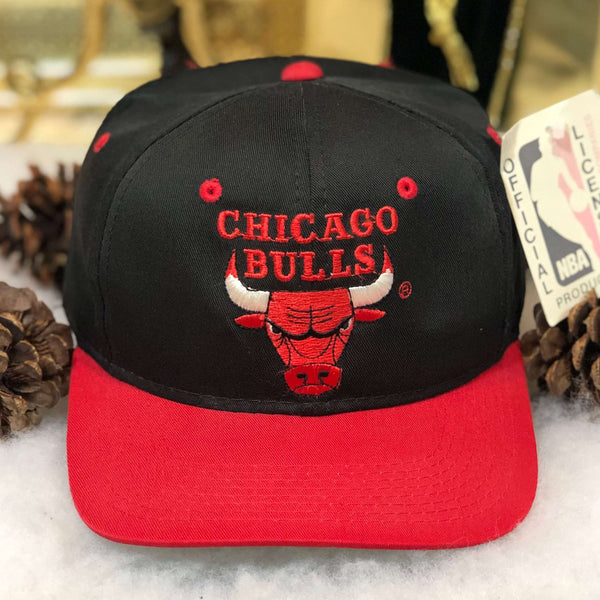 Vintage Deadstock NWT NBA Chicago Bulls Drew Pearson YoungAn Twill Snapback Hat