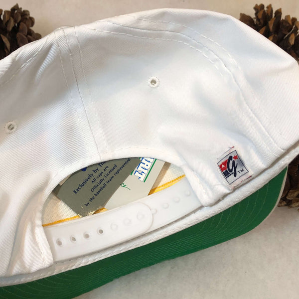 Vintage Deadstock NWT MLB Pittsburgh Pirates The Game Split Bar Twill Snapback Hat