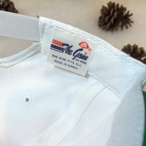 Vintage Deadstock NWT MLB Oakland Athletics The Game Split Bar Twill Snapback Hat