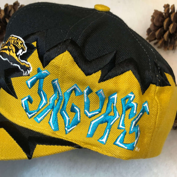 Vintage Deadstock NWOT NFL Jacksonville Jaguars Drew Pearson Jagged Edge Wool Snapback Hat