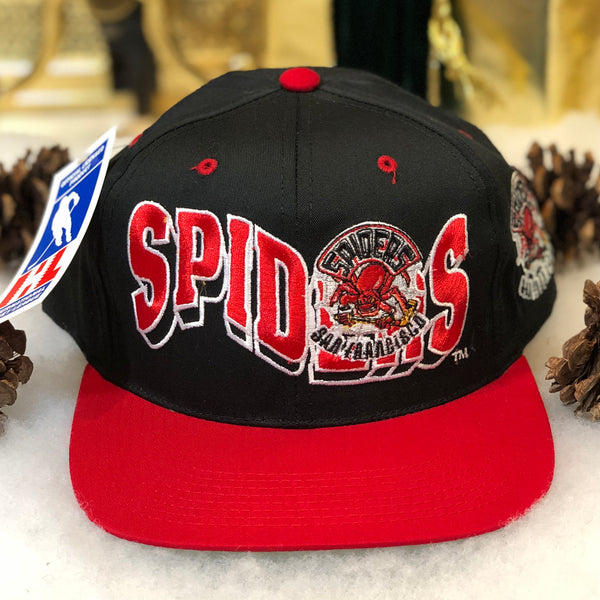 Vintage Deadstock NWT IHL San Francisco Spiders The G Cap Wave Twill Snapback Hat