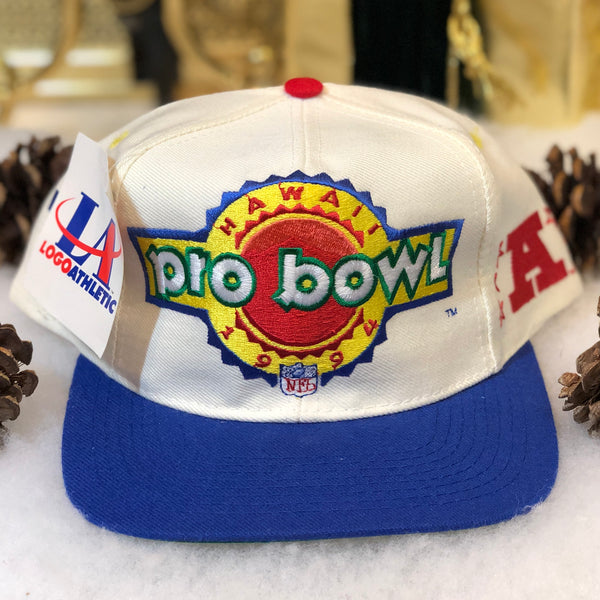 Vintage Deadstock NWT 1994 Hawaii NFL Pro Bowl Logo Athletic Wool Snapback Hat