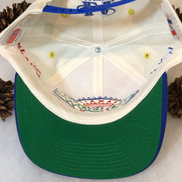 Vintage Deadstock NWT 1994 Hawaii NFL Pro Bowl Logo Athletic Wool Snapback Hat