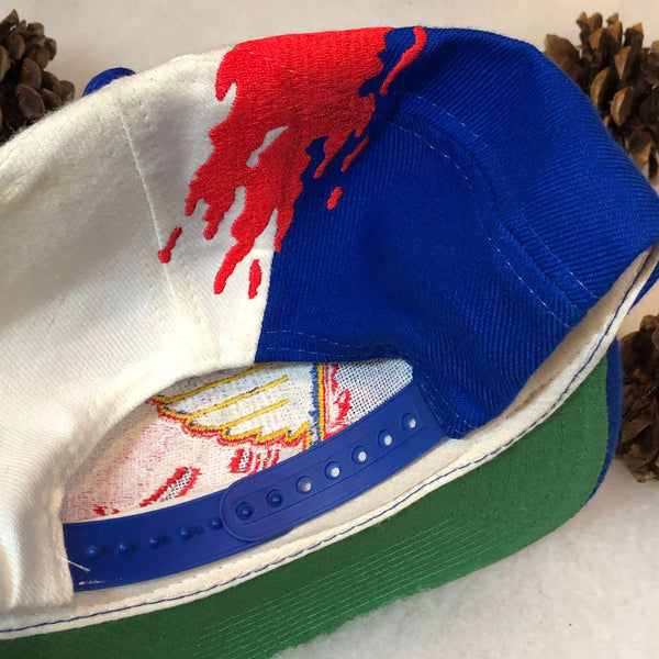 Vintage Deadstock NWOT NHL St. Louis Blues Logo Athletic Splash Snapback Hat