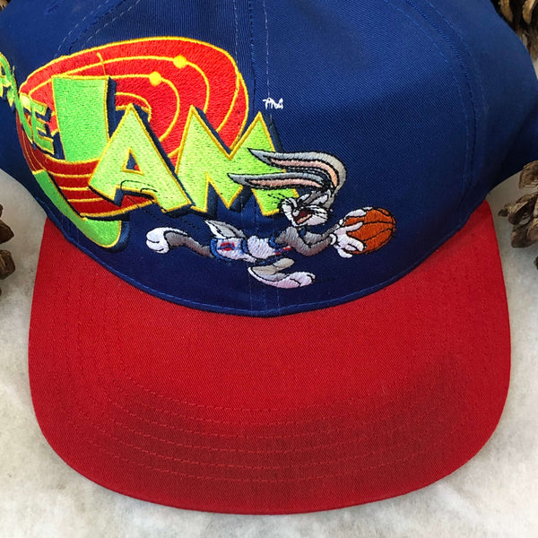 Vintage Deadstock NWT 1996 Space Jam Bugs Bunny Twill Snapback Hat