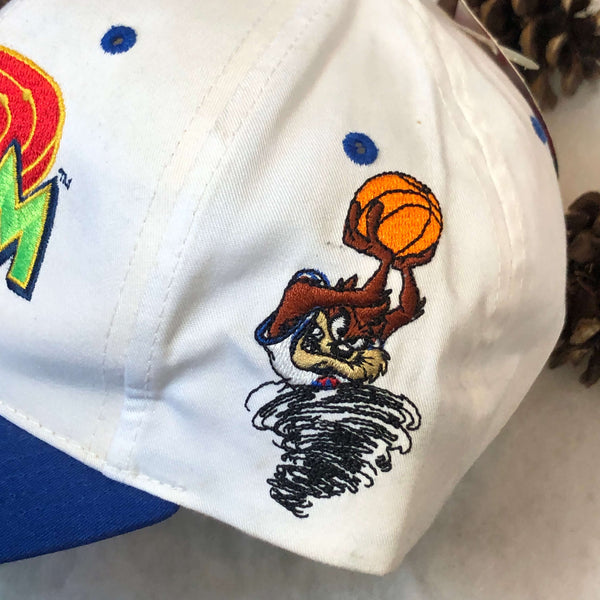 Vintage Deadstock NWT 1996 Space Jam Taz Twill Snapback Hat
