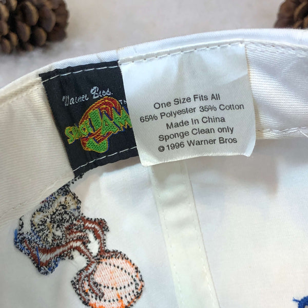 Vintage Deadstock NWT 1996 Space Jam Taz Twill Snapback Hat