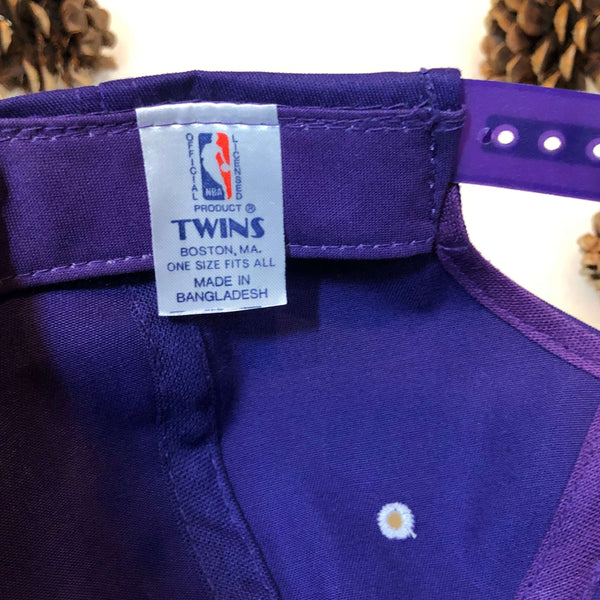 Vintage Deadstock NWOT NBA Milwaukee Bucks Twins Enterprise Bar Line Twill Snapback Hat