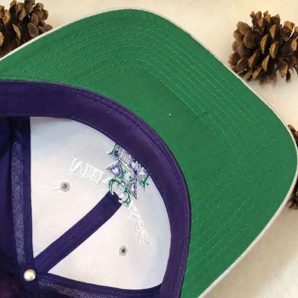 Vintage Deadstock NWOT NBA Milwaukee Bucks Twins Enterprise Bar Line Twill Snapback Hat