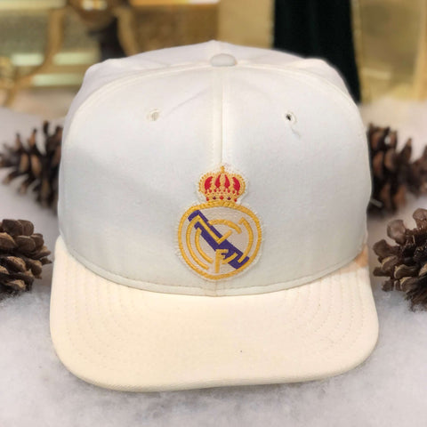 Vintage Real Madrid FC Soccer AJD Snapback Hat