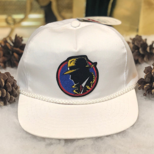 Vintage Deadstock NWT Dick Tracy Twill Strapback Hat