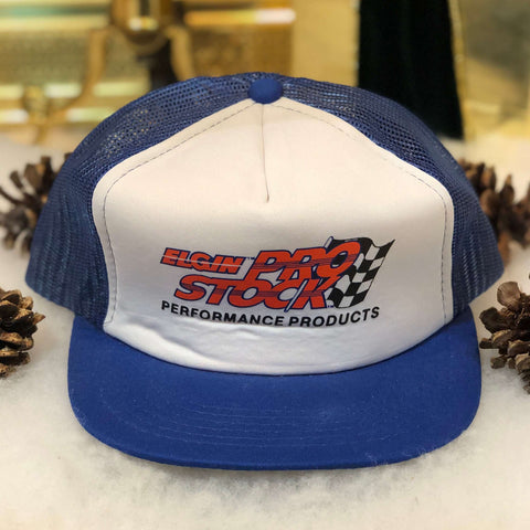 Vintage Deadstock NWOT Elgin Pro Stock Performance Products Racing Trucker Hat