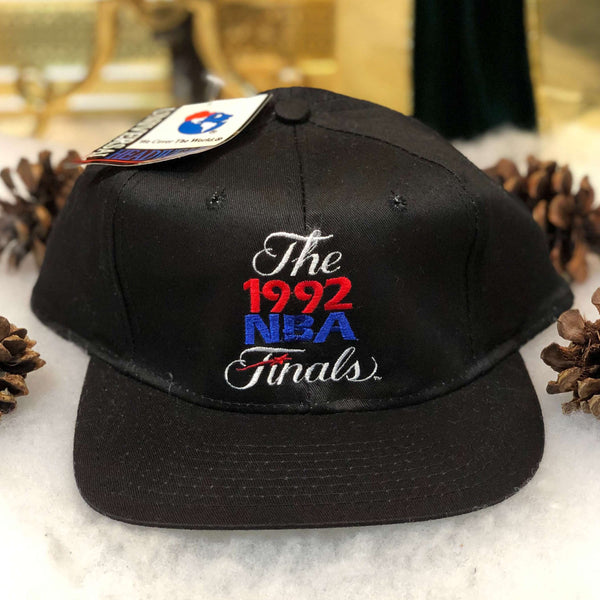 Vintage Deadstock NWT 1992 NBA Finals Chicago Bulls Universal Twill Snapback Hat