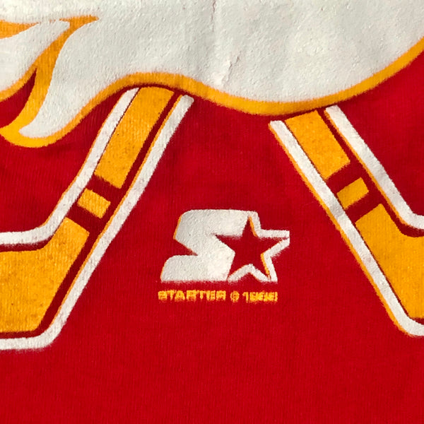 Vintage NHL Calgary Flames 1988 Starter T-Shirt (M)