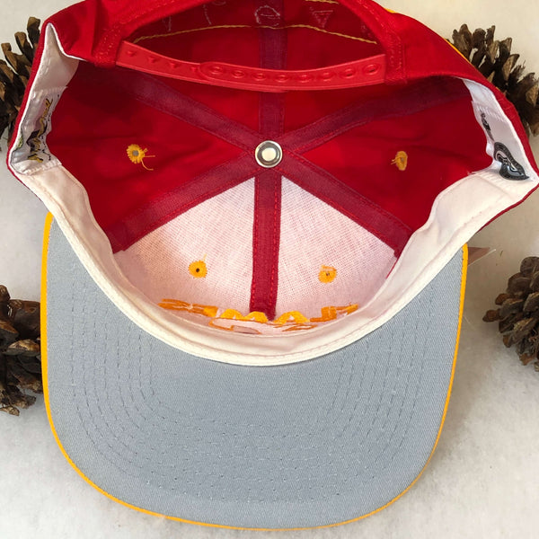 Vintage Deadstock NWT NHL Calgary Flames #1 Apparel Twill Snapback Hat