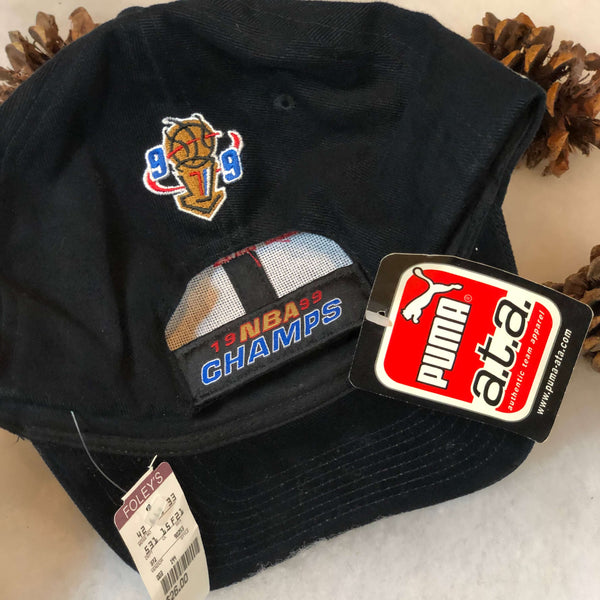 Vintage Deadstock NWT 1999 NBA Champions San Antonio Spurs Puma Strapback Hat